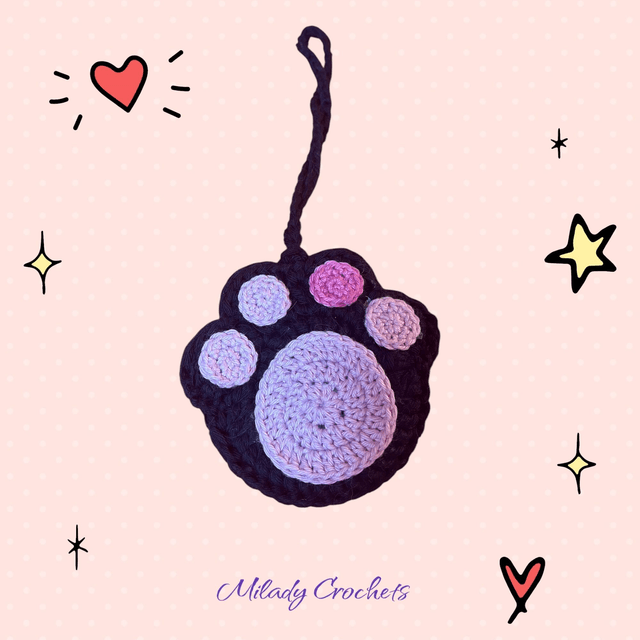 Pochette patoune de chat