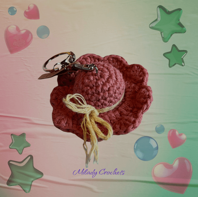 Porte-clefs chapeau 