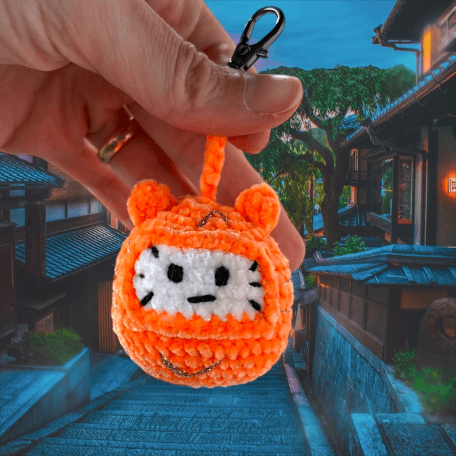 Cat-Uma porte-clefs