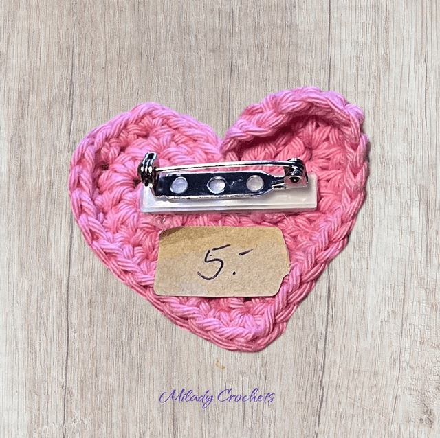 Broche cœur 