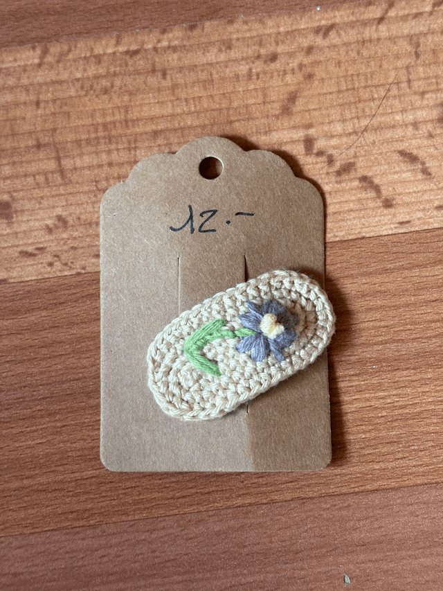 Barrettes fleuries 