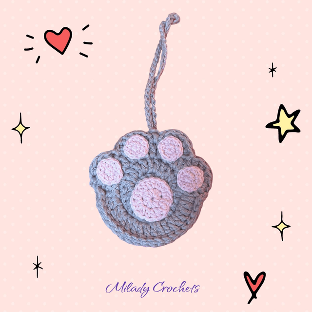 Pochette patoune de chat