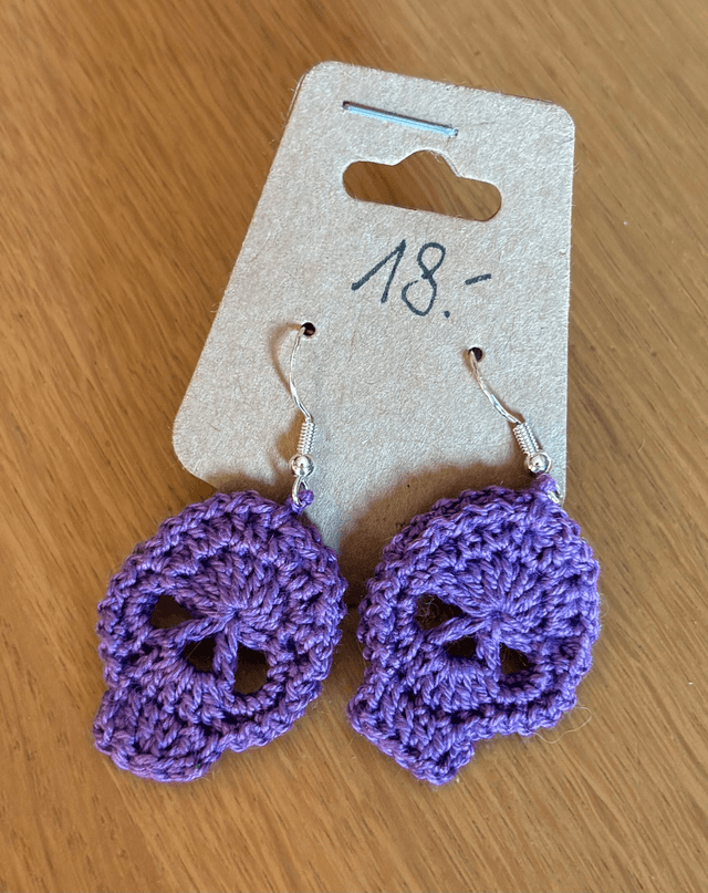 Boucles d'oreilles crânes