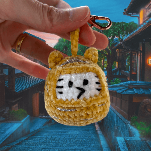 Cat-Uma porte-clefs