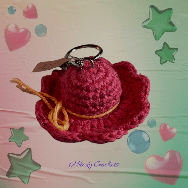 Porte-clefs chapeau 