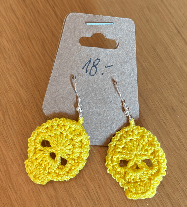 Boucles d'oreilles crânes