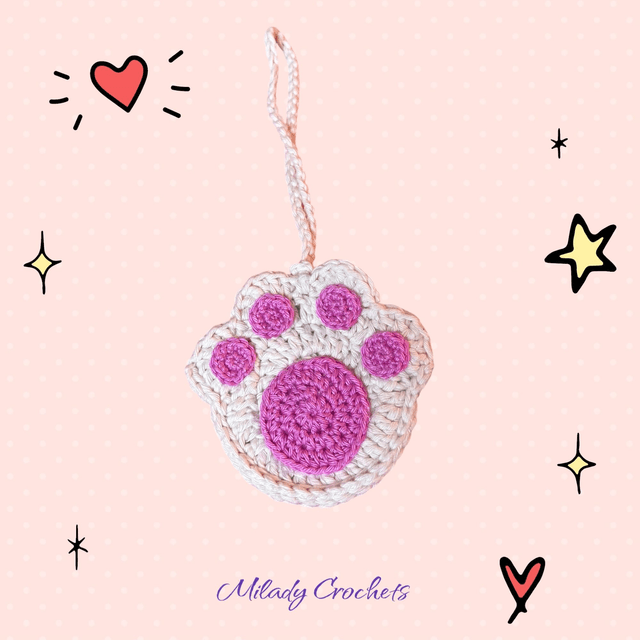 Pochette patoune de chat
