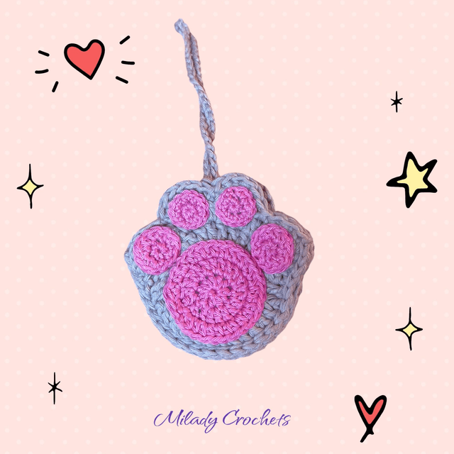 Pochette patoune de chat