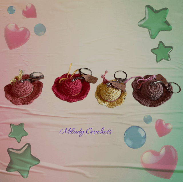 Porte-clefs chapeau 