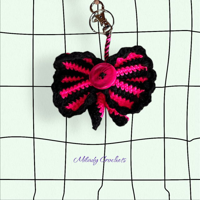 Porte-clefs noeud de princesse 